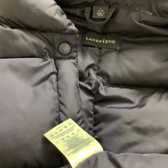 Lands’End Down Puffer Vest Large - Picture 4 of 16